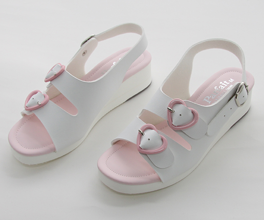 ハート2バックルサンダル　ピンク　S（21.5～22.0cm）