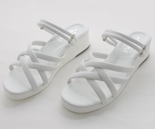 マルチストラップ2WAYサンダル　ホワイト　LL（24.5～25.0cm）