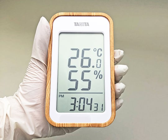 デジタル温湿度計 ナチュラル　TT-572