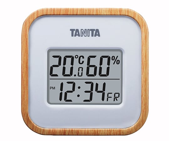 62-9774-30 デジタル温湿度計 ナチュラル TT-571