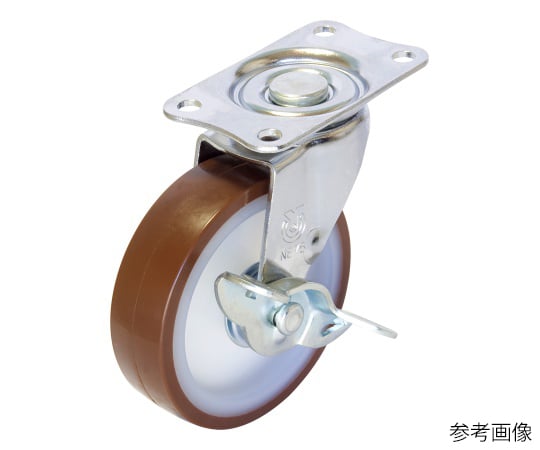 E-S型キャスター 自在車プレート式（ストッパー付）