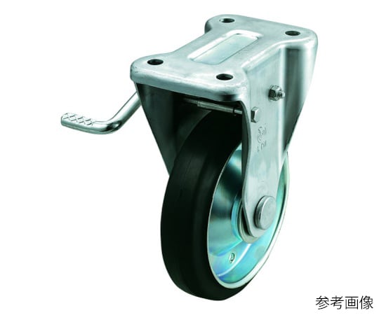 KB型キャスター 固定車プレート式（ストッパー付）