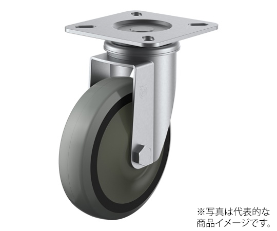 SUS-J型キャスター 自在車プレート式 径150mm ウレタン車輪（ナイロンホイル）