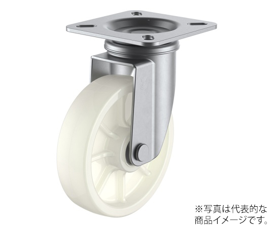 SUS-J型キャスター 自在車プレート式 径130mm ナイロン車輪
