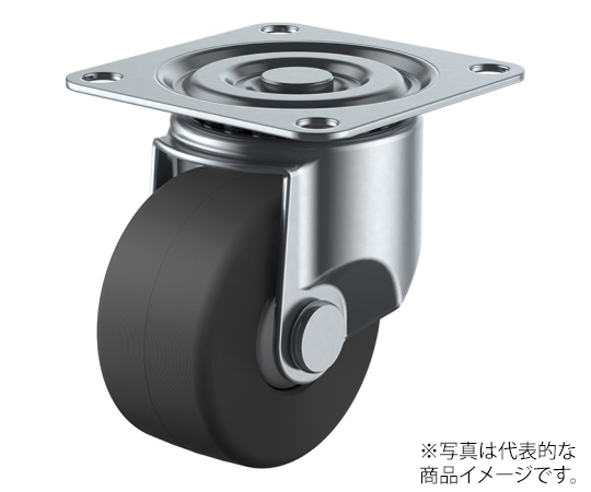 CAL-HG型キャスター 自在車プレート式 径75mm 導電MCナイロン車輪