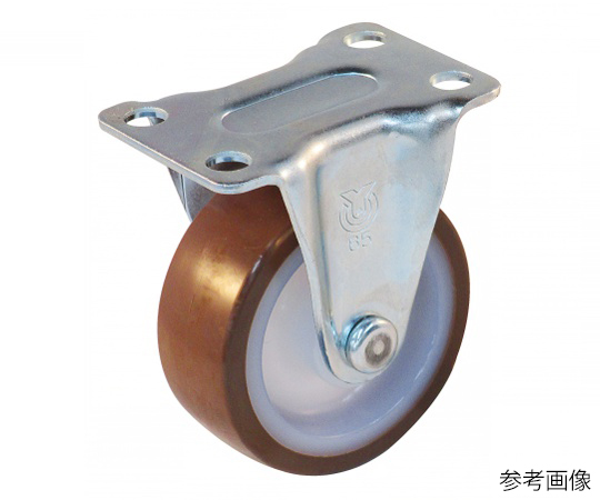 GR型キャスター 固定車プレート式 径32mm ウレタン車輪（ナイロンホイル）