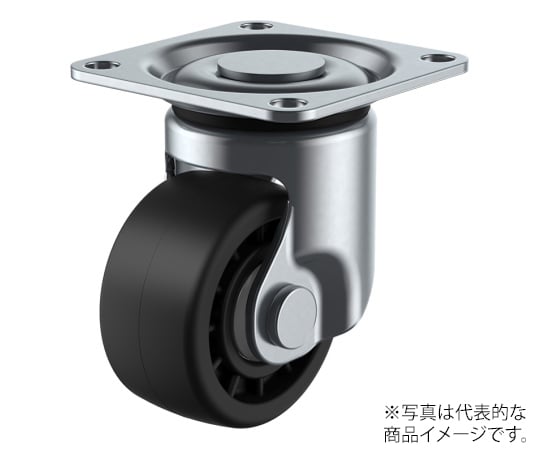 HG型キャスター 自在車プレート式 径50mm 強化ナイロン車輪(50×50mm)