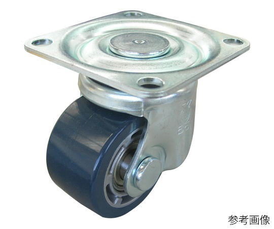 HSG型キャスター 自在車プレート式 径75mm ウレタン車輪（アルミホイル）