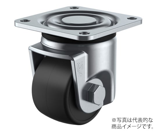 UHG型キャスター 自在車プレート式 径65mm 強化ナイロン車輪