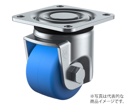 UHG型キャスター 自在車プレート式 径65mm MCナイロン車輪