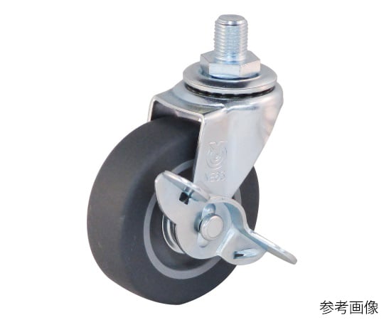 LT-S型キャスター 自在車ねじ込み式（ストッパー付）