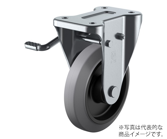 KB型キャスター 固定車プレート式（ストッパー付）