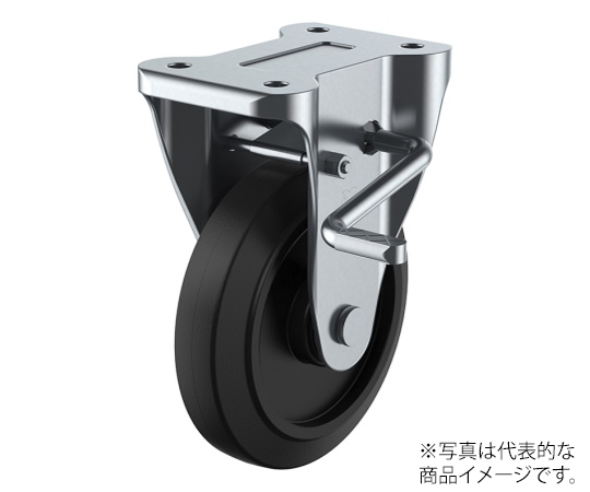 KB型キャスター 固定車プレート式（ストッパー付）