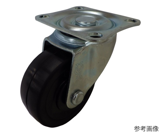 SG型キャスター 自在車プレート式 径65mm ゴム車輪