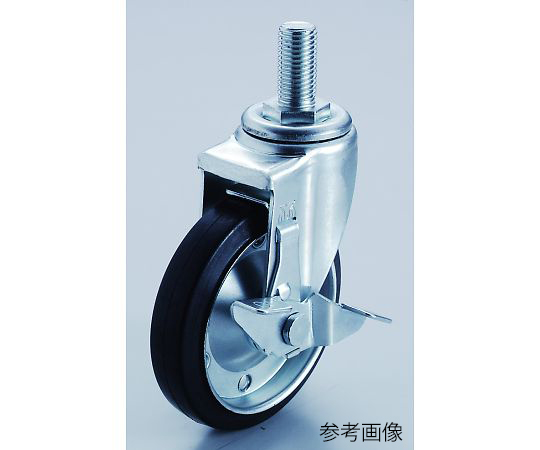 SJT-S型キャスター 自在車ねじ込み式（ストッパー付）