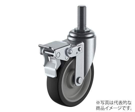 ST特殊型キャスター 自在車ねじ込み式（ダブルストッパー付）