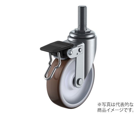 ST特殊型キャスター 自在車ねじ込み式（ダブルストッパー付）
