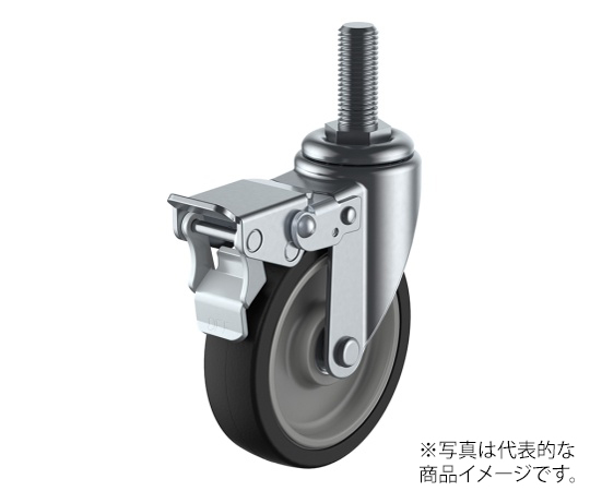ST特殊型キャスター 自在車ねじ込み式（ダブルストッパー付）
