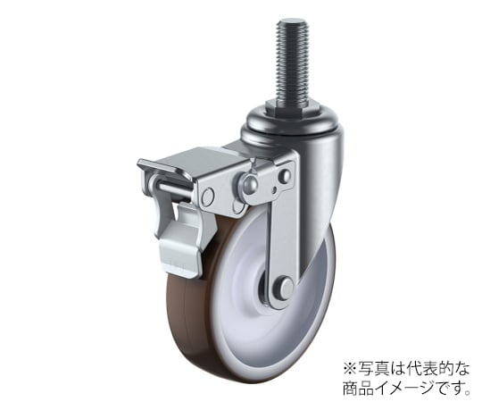 ST特殊型キャスター 自在車ねじ込み式（ダブルストッパー付）