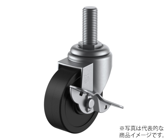 SUS-ST-S型キャスター 自在車ねじ込み式（ストッパー付）