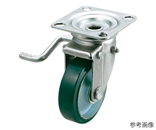 JB型キャスター 自在車プレート式（ダブルストッパー付）