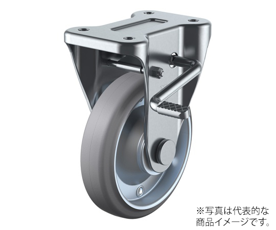 KB型キャスター 固定車プレート式（ストッパー付）