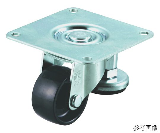 E-AF型キャスター 自在車プレート式 径40mm ナイロン車輪（黒）