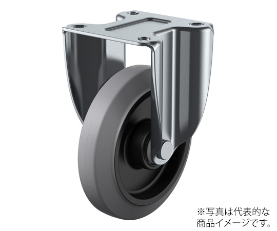 サイレンス型キャスター 固定車プレート式