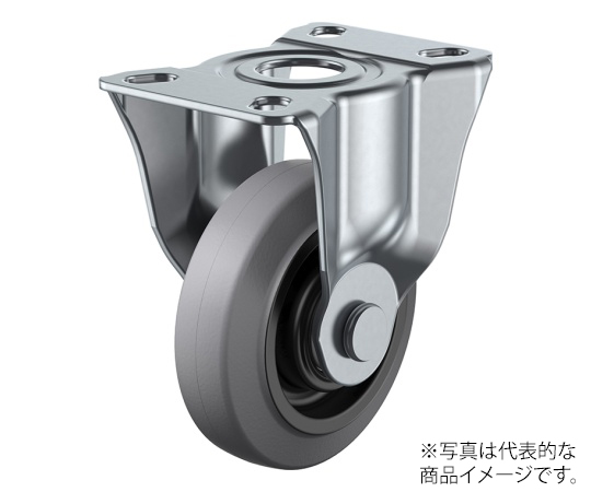 サイレンス型キャスター 固定車プレート式