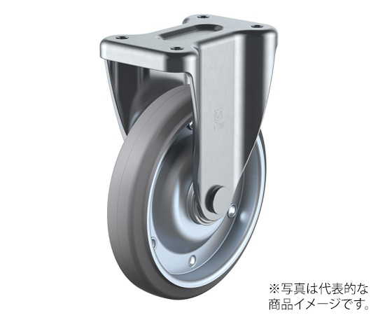 サイレンス型キャスター 固定車プレート式