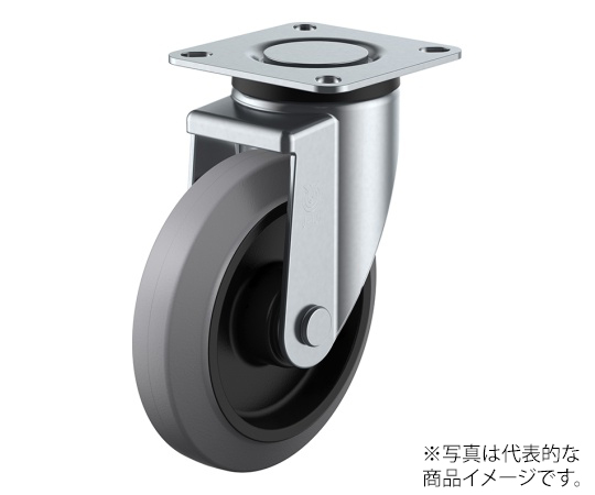サイレンス型キャスター 自在車プレート式