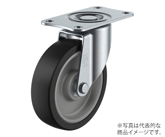 サイレンス型キャスター 自在車プレート式