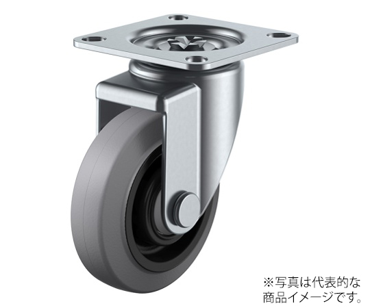 サイレンス型キャスター 自在車プレート式