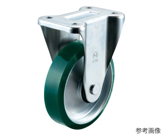 PMR型キャスター 固定車プレート式 径150mm ウレタン車輪（鋼板ホイル）