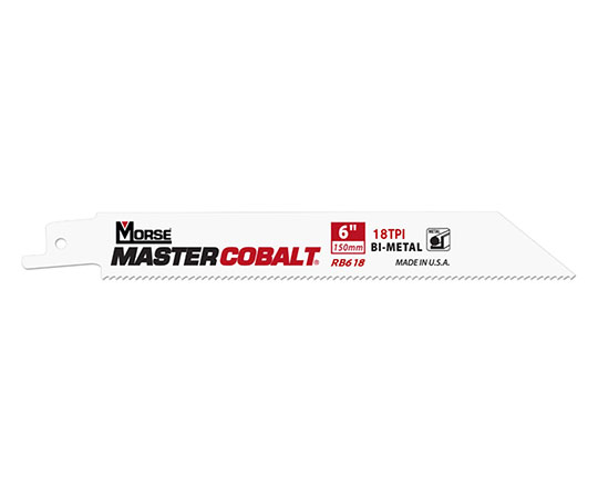 マスターコバルト・メタル・バイメタル・セーバーソー・ブレード (金属用) 150 (L)×20 (W)×1.3mm (T)×18山 (5枚入)