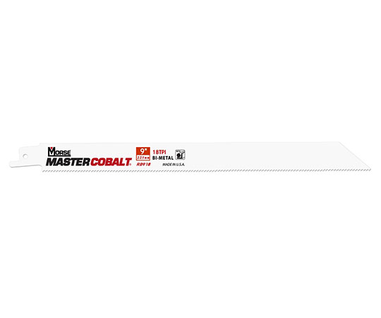 マスターコバルト・メタル・バイメタル・セーバーソー・ブレード (金属用) 225 (L)×25 (W)×1.1mm (T)×18山 (5枚入)