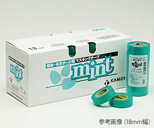 カモ井 マスキングテープ ミント 18mm巾 70巻入 352-03