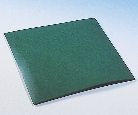 カラー導電ゴムシート　緑色+黒色貼り合せ　厚さ2mm×幅1000mm