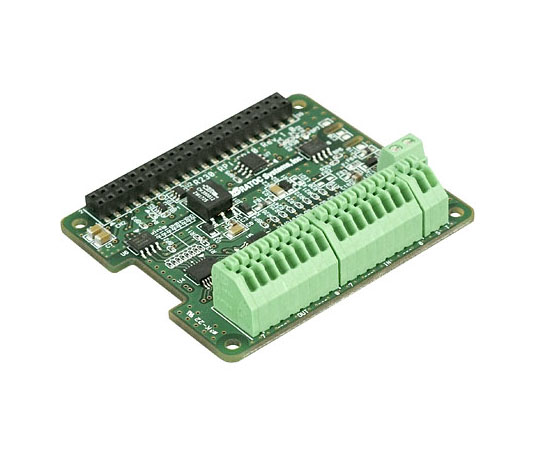 Raspberry Pi I2C 絶縁型デジタル入出力ボード(端子台モデル) RPi-GP10T