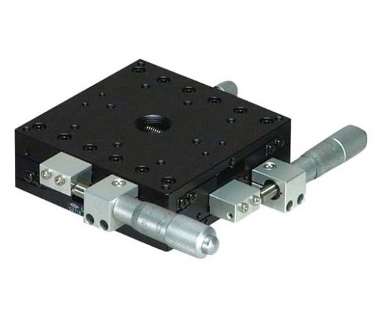 X・Y軸スリムステージ　V溝・クロスローラー・軽量（90×90）