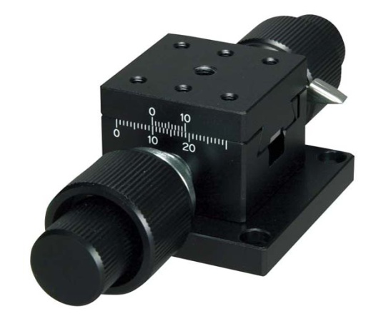 DT　X軸ステージ（40×40）　粗微動両ハンドル