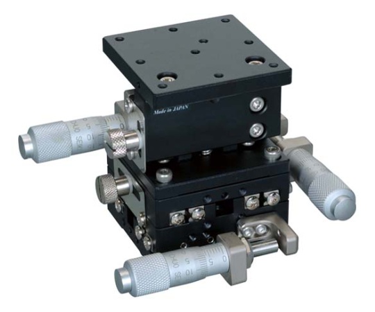 ハイグレードアルミ　X・Y・Zステージ（50×50）