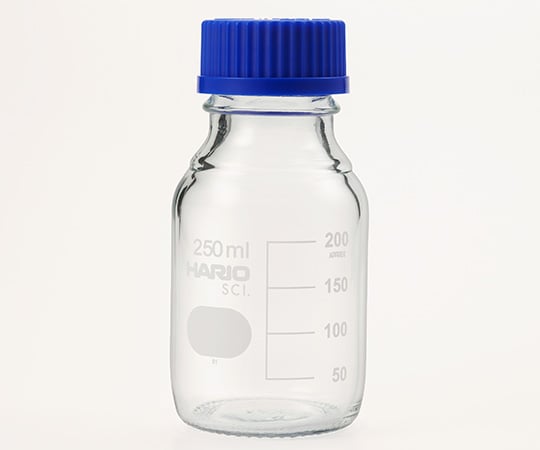 62-9920-25 耐熱ねじ口瓶（液切リング付） GL-45 250mL NBO-250-SCI