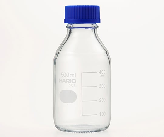 62-9920-26 耐熱ねじ口瓶（液切リング付） GL-45 500mL NBO-500-SCI