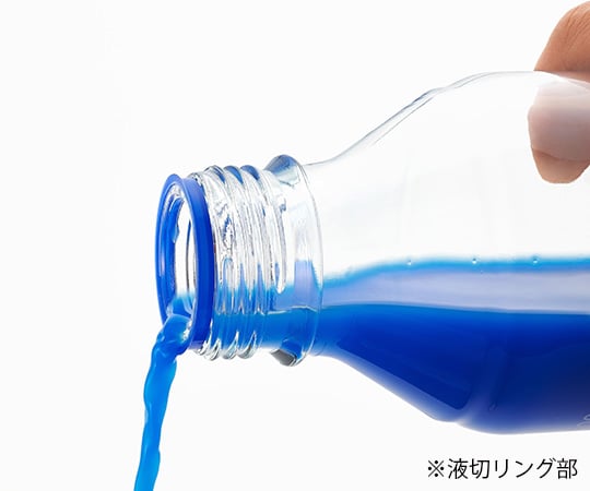 62-9920-27 耐熱ねじ口瓶（液切リング付） GL-45 1000mL NBO-1L-SCI