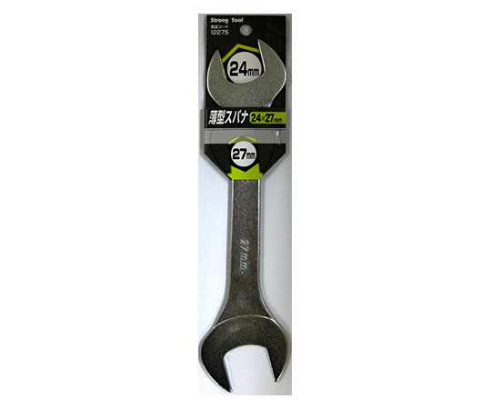薄型スパナ　24×27mm