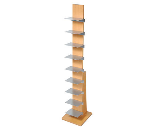 ブックタワー ハイタイプ 29.5×29.5×144cm ナチュラル L52NA
