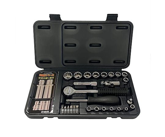62-9939-29 ソケットレンチセット 40pcs GTS-400 【AXEL】 アズワン