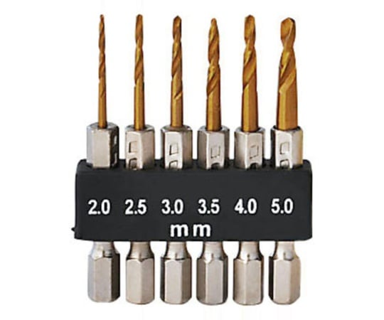 ショートタイプ下穴錐　6本組