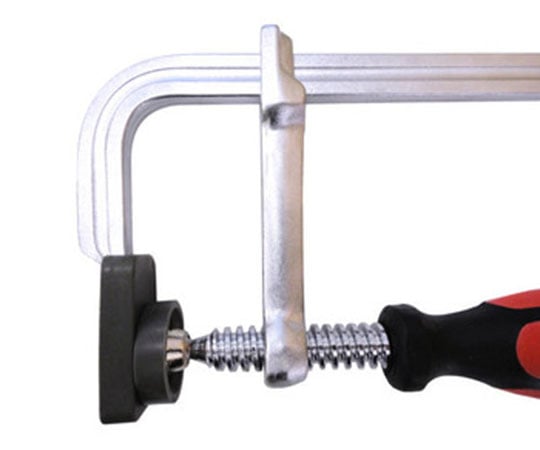 アークランドサカモト62-9942-62　L型クランプ（保護キャップ付）　300mm　GTLC-300